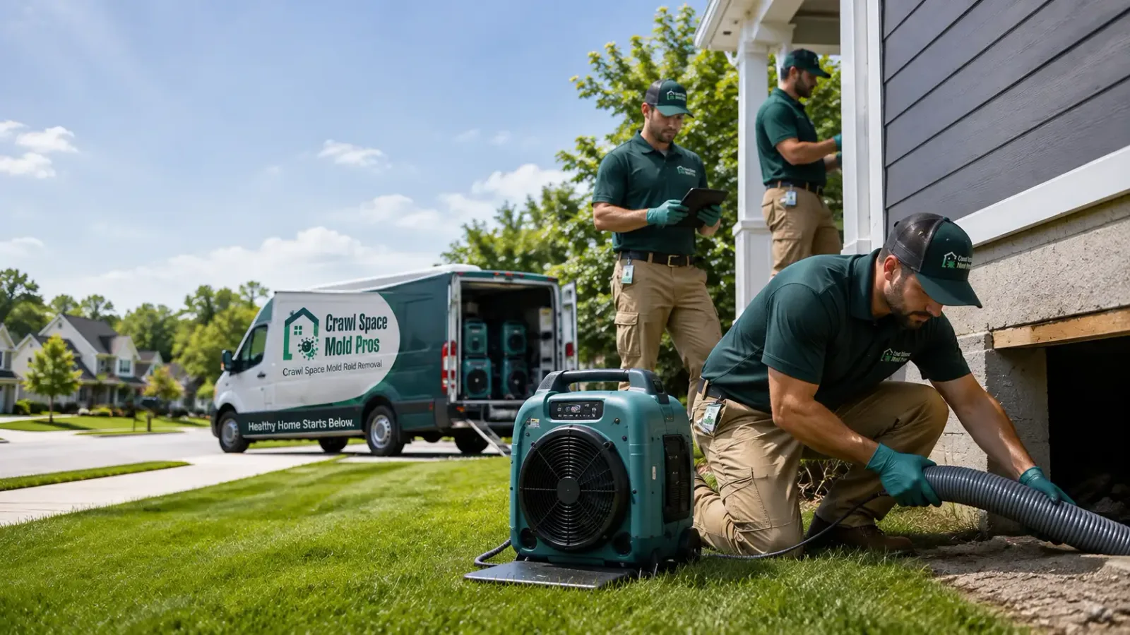 Crawl Space Mold Removal in Webster, MA